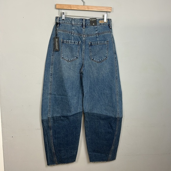 NWT BLANK NYC Denim Barrel Leg Jean in Back Up Dancer Sz 26 - Picture 11 of 14